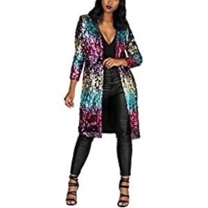 Sequins Cover-up Jacket